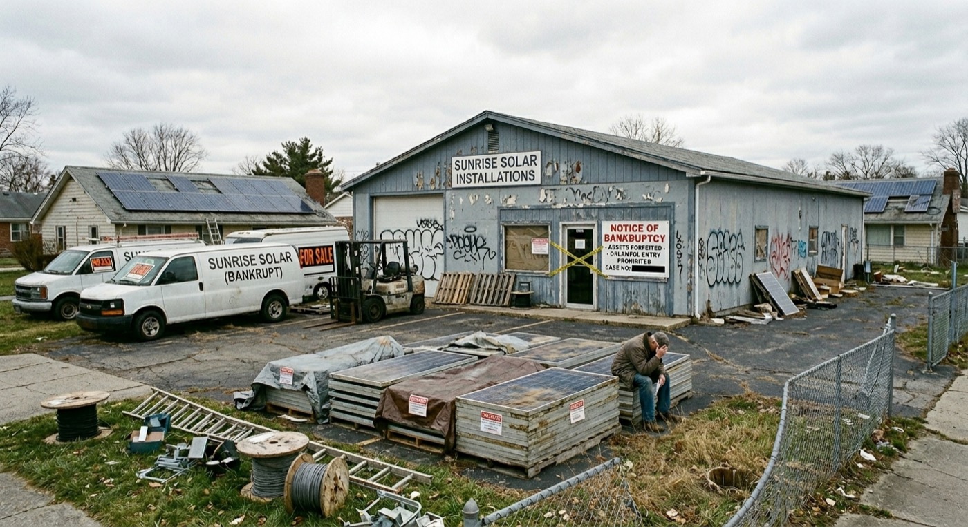 Solar Company Bankruptcy: What Happens to Your Panels, Contract, and Warranties?