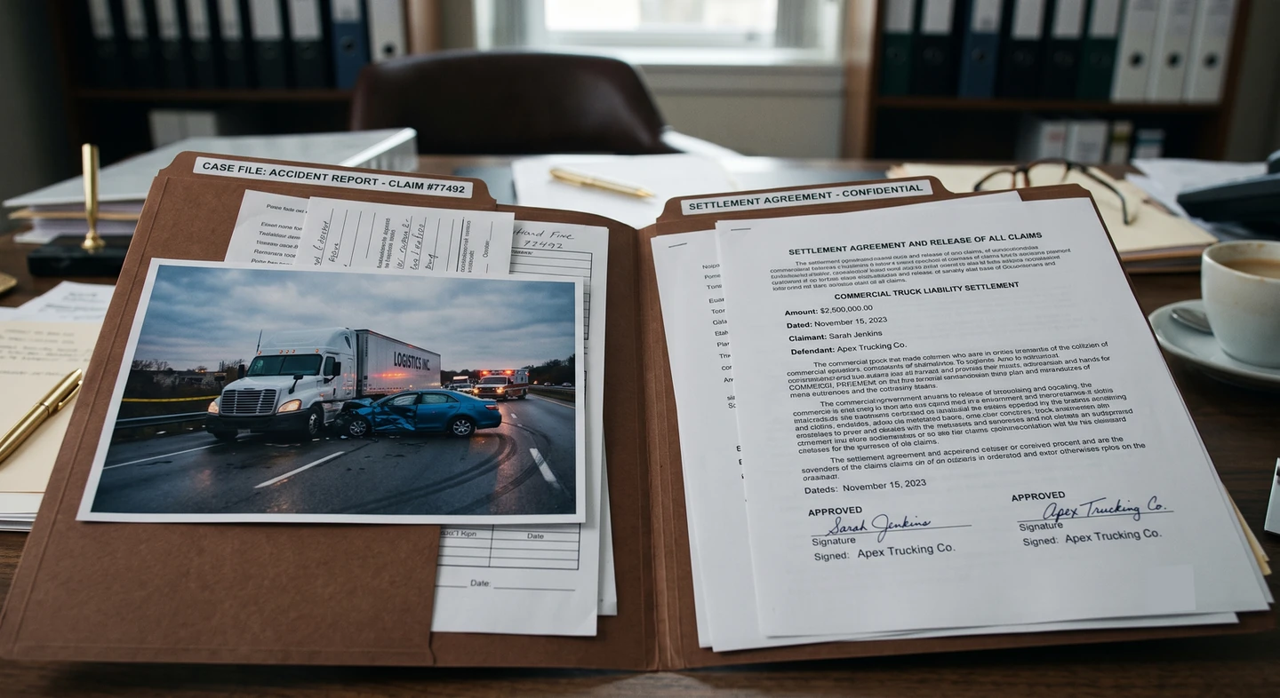Commercial Truck Accident Settlements: What to Expect