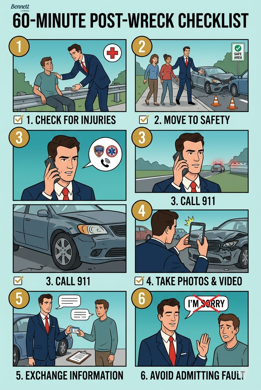 60-Minute Post Wreck Checklist